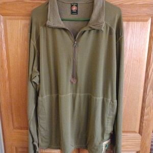 Polartec Military Thermal USMC Peckham FROG FR Quarter Zip Pullover XL